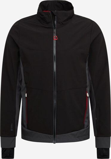 KILLTEC Outdoor jacket in Grey / Orange red / Black, Item view