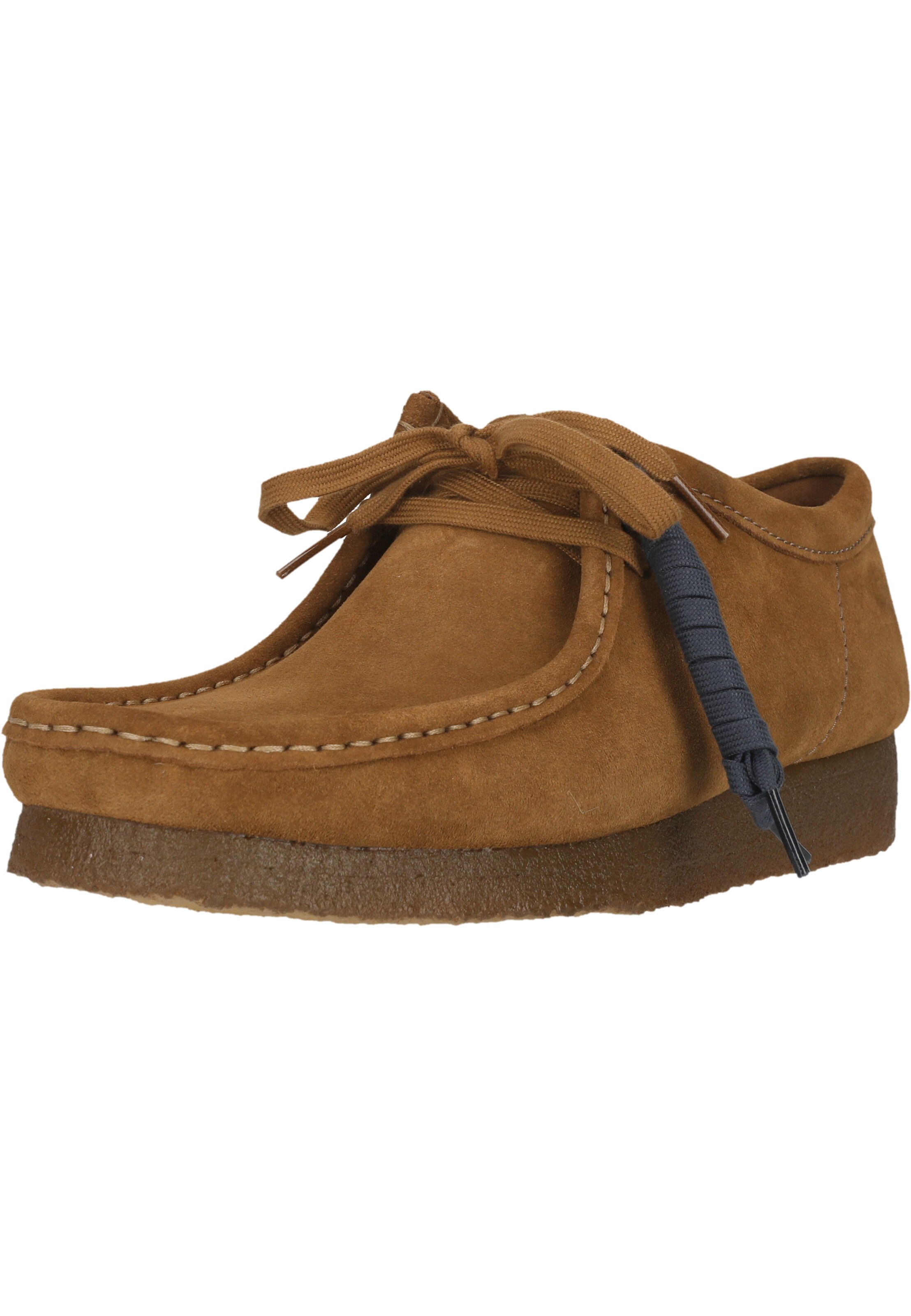 CLARKS Mokassin 'Wallabee' in 41 in dunkelbraun, Produktansicht