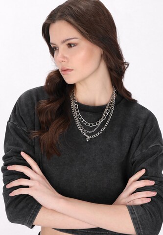 Sweat-shirt myMo ROCKS en noir