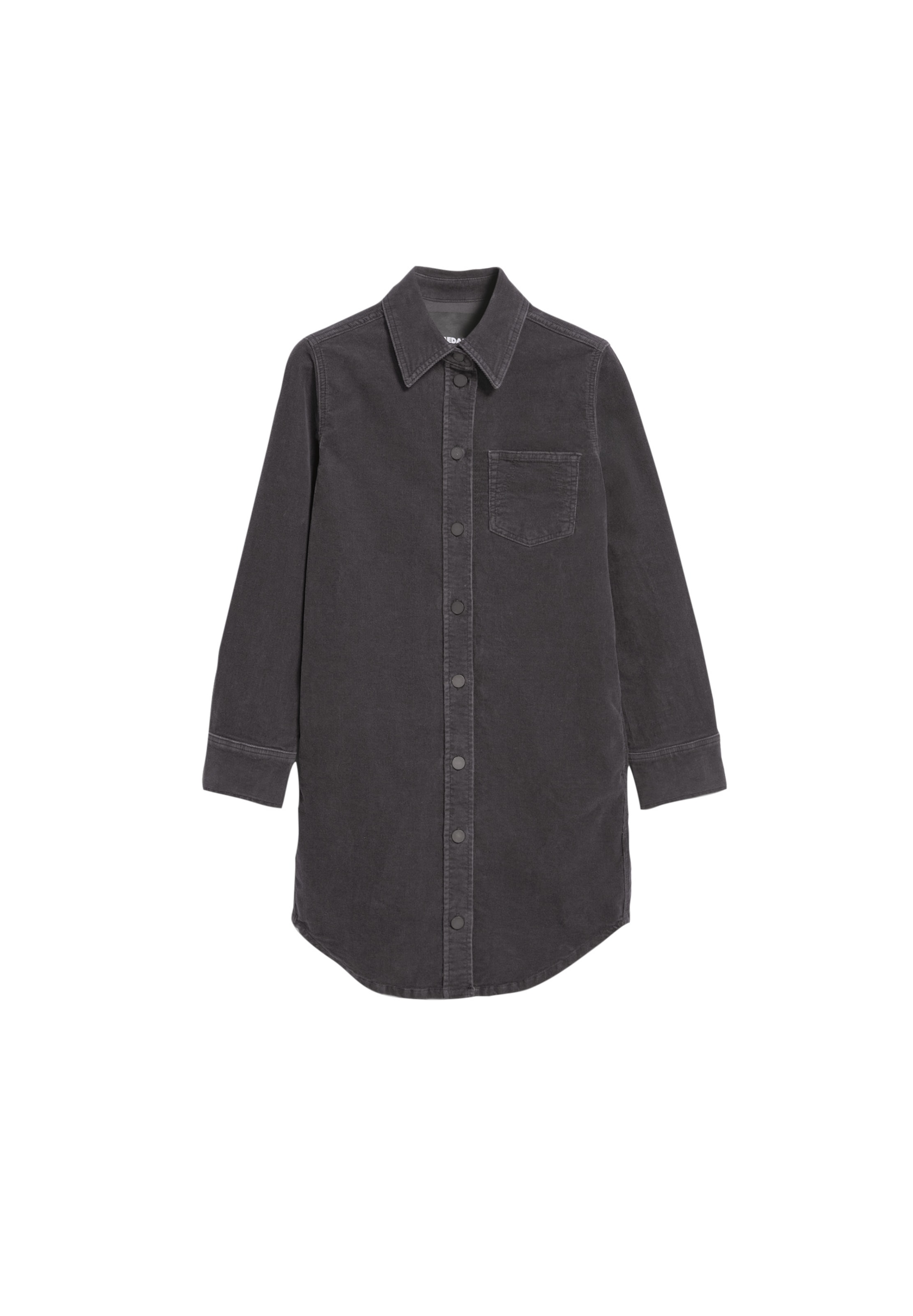 Robe-chemise 'AURELEAA CORDUROY' ARMEDANGELS en gris : devant