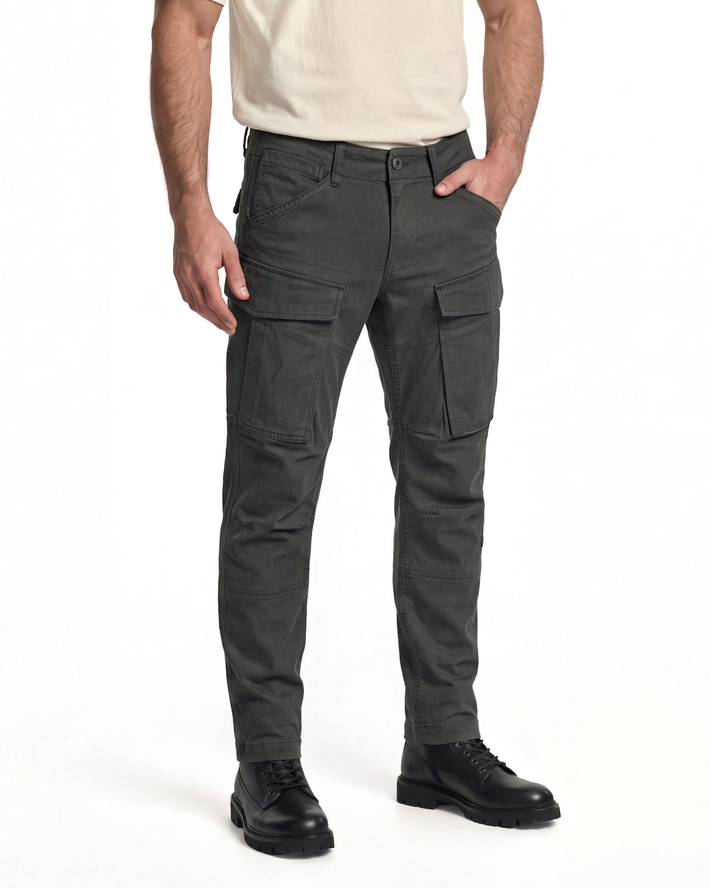 G-STAR Tapered O 5 pockets-Army pant ' ' in Grau: Vorderseite
