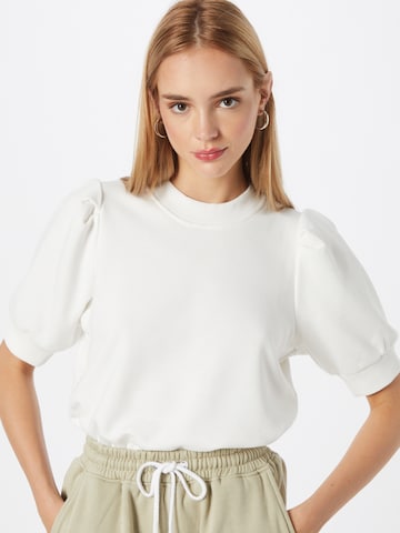 minus Sweatshirt 'Mika' in Weiß: Vorderseite