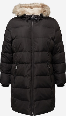 juoda Lauren Ralph Lauren Plus Žieminis paltas: priekis