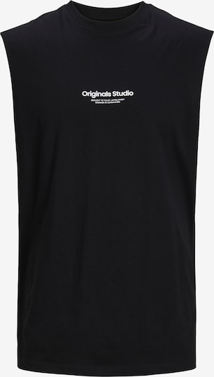 JACK & JONES Тениска 'VESTERBRO' в черно / бяло, Преглед на продукта