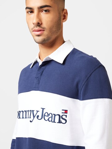 Tommy Jeans Shirt 'RUGBY' in Blau