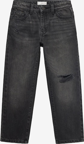 MANGO KIDS Дънки 'DAD' в черно: отпред