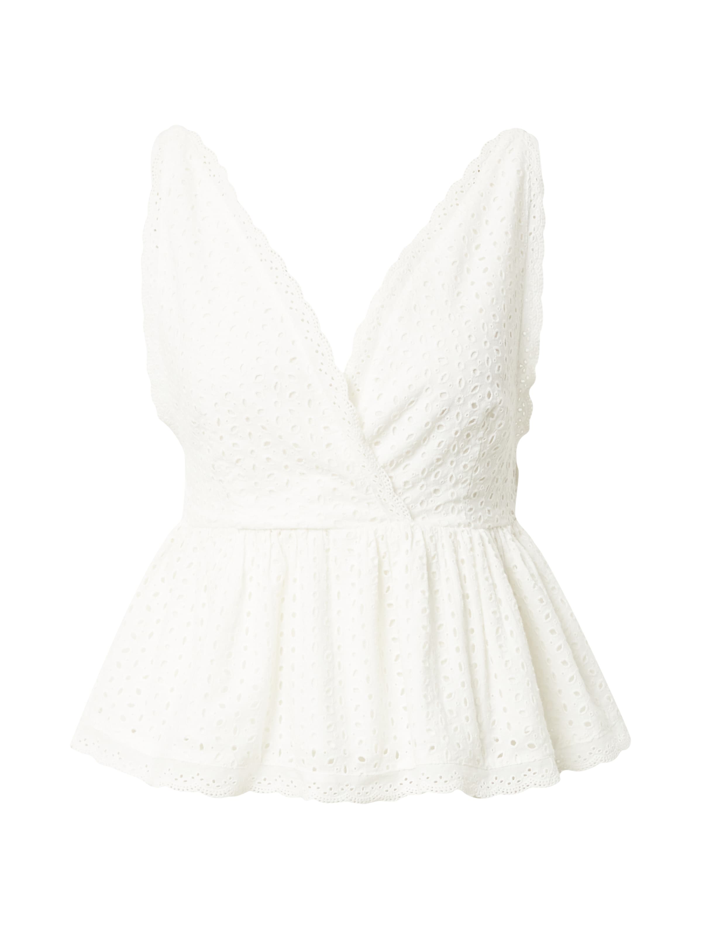 ONLY - Top em branco: frente