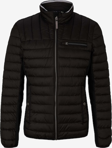 TOM TAILOR Between-Season Jacket in Black: front