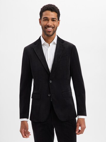 BENVENUTO Regular fit Business Blazer ' Mario J ' in Black: front