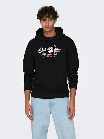 Only & Sons Sweatshirt 'Lenny' i sort