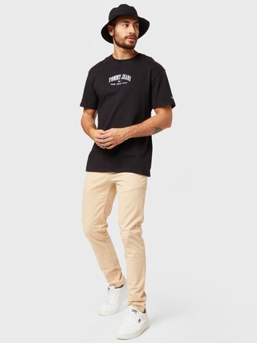 Slimfit Pantaloni chino 'SCANTON' di Tommy Jeans in beige