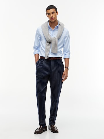TOMMY HILFIGER Slim fit Zakelijk overhemd 'Flex' in Blauw