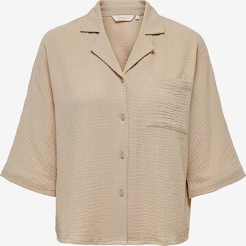 ONLY Blouse 'THYRA' in Beige: voorkant