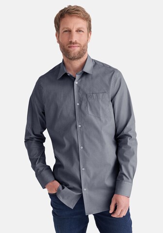Coupe regular Chemise 'Hugh' Stooker Men en gris : devant