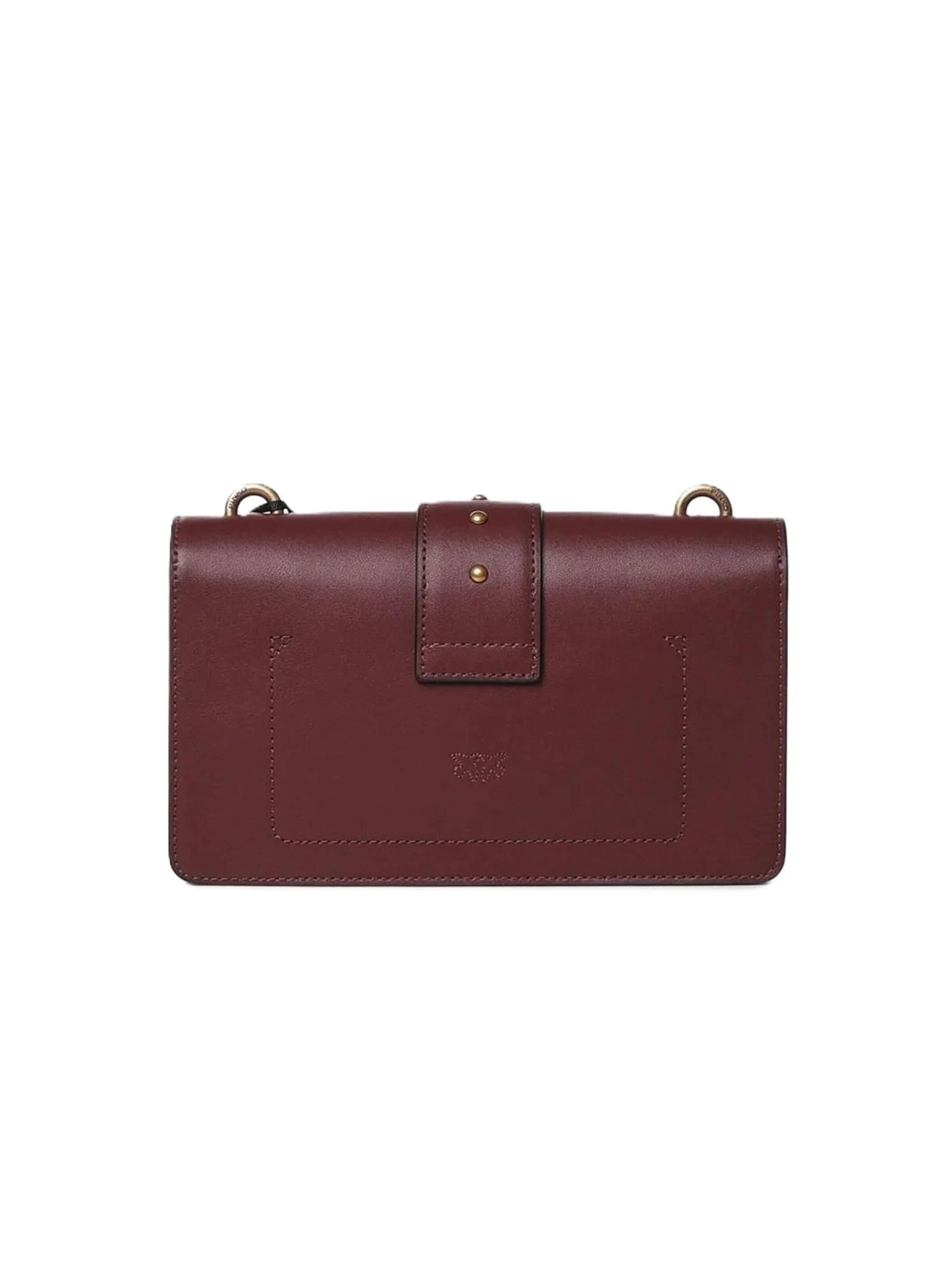 Borsa a spalla '105856 A0F1' di PINKO in rosso