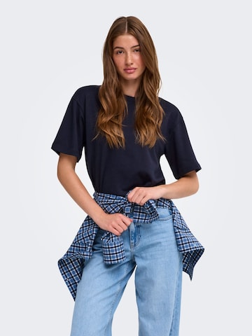 T-shirt 'ONLSUPERIOR' ONLY en gris : devant