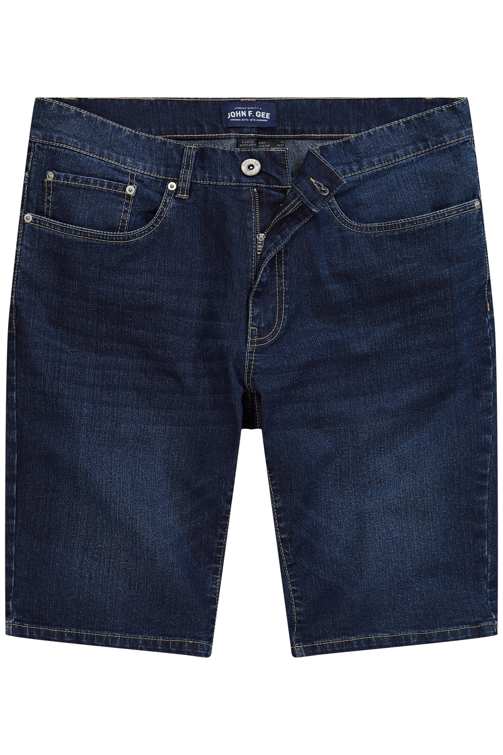 John F. Gee Regular Jeans in Blau: Vorderseite