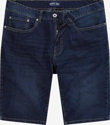 John F. Gee Jeans in Blauw: voorkant