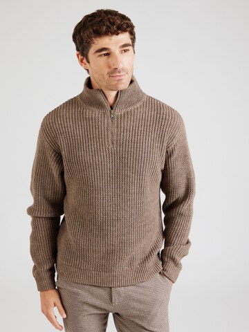 AMERICAN VINTAGE Sweater in Beige: front