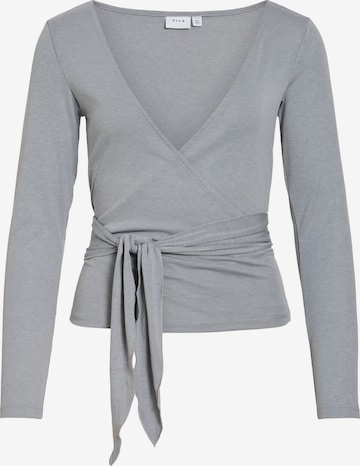 VILA Shirt 'VIGina' in Grijs: voorkant