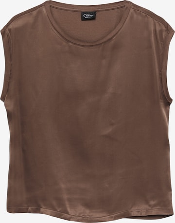 T-shirt s.Oliver BLACK LABEL en marron : devant