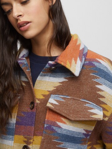 Pull&Bear Between-season jacket in Brown