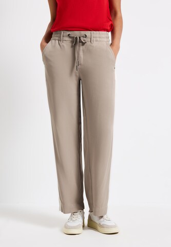STREET ONE Loose fit Pants in Beige: front