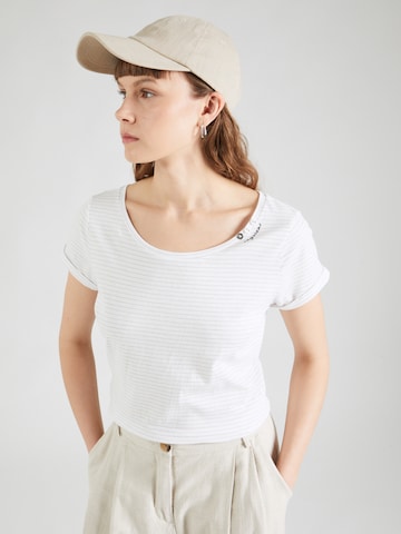 Ragwear Shirt 'FLLORAH' in White: front
