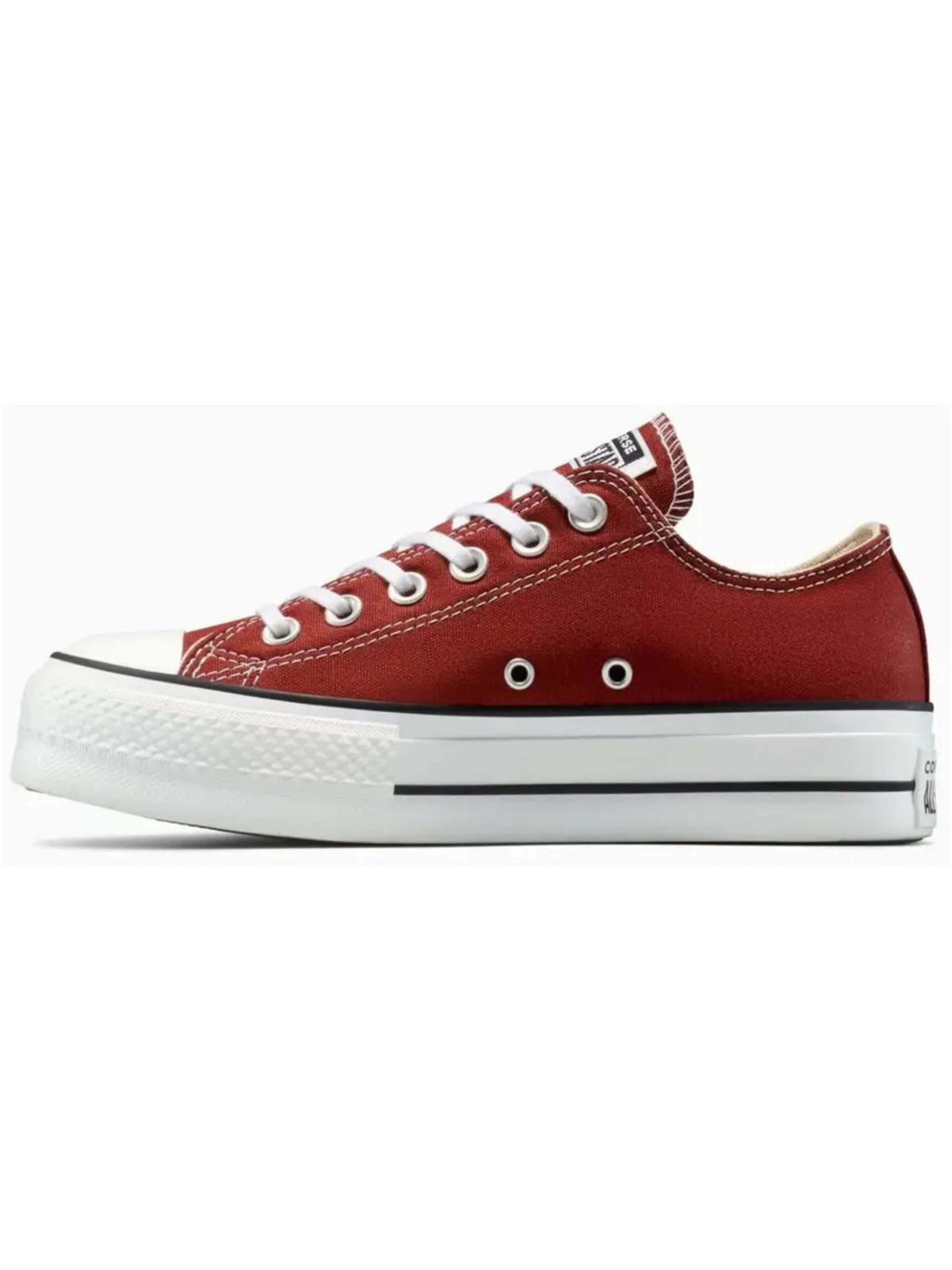CONVERSE Sneaker low 'Converse Chuck Taylor As Lift' in Rot: Vorderseite