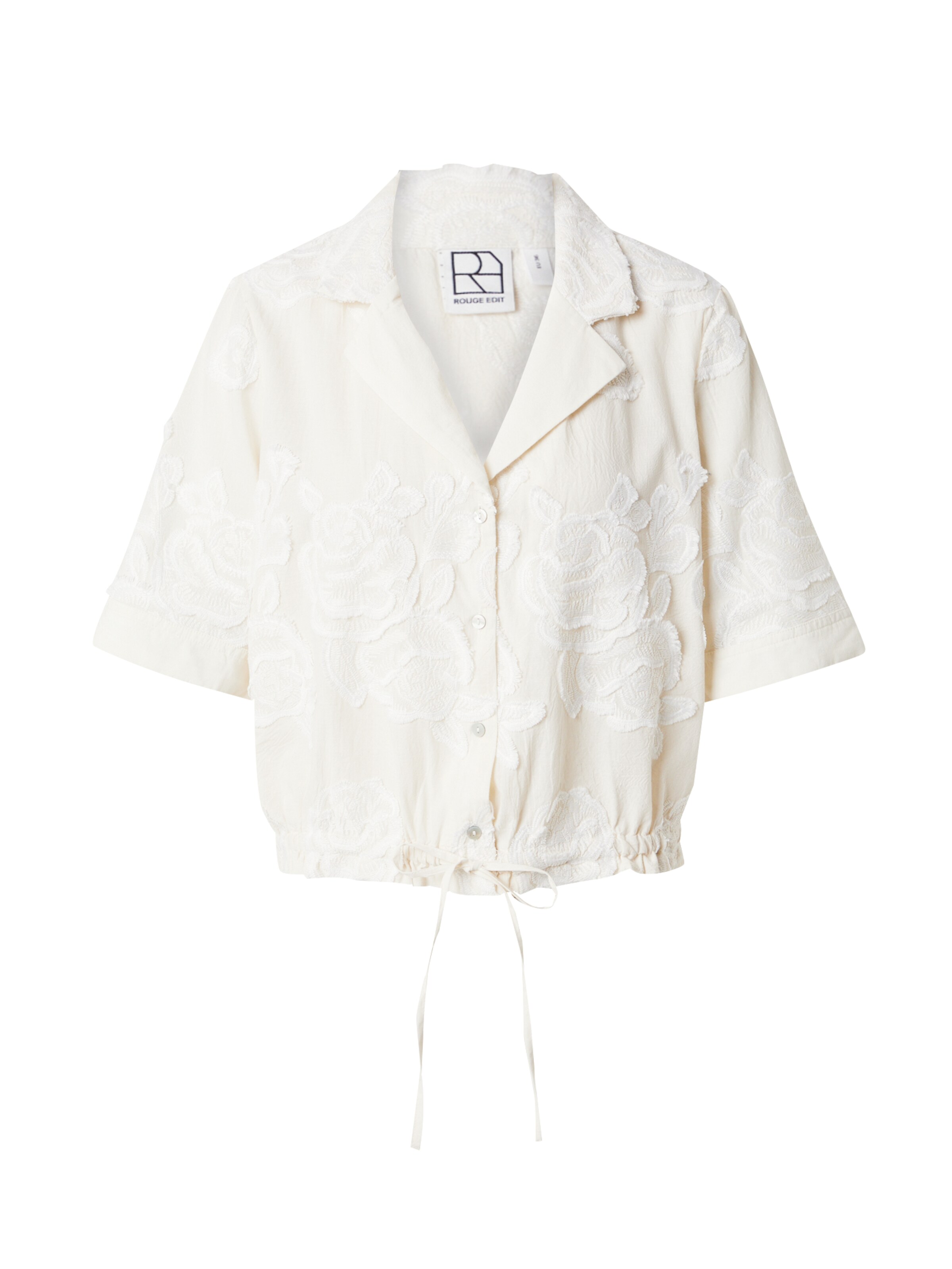 Chemisier 'ROUZOE' VILA ROUGE EDIT en blanc : devant