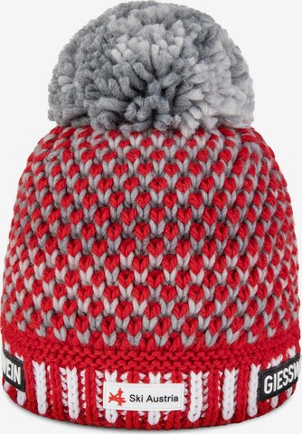 GIESSWEIN Beanie 'Laaxer Stökli' in Red: front