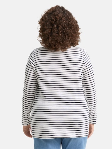 Tom Tailor Women + Shirt in Wit