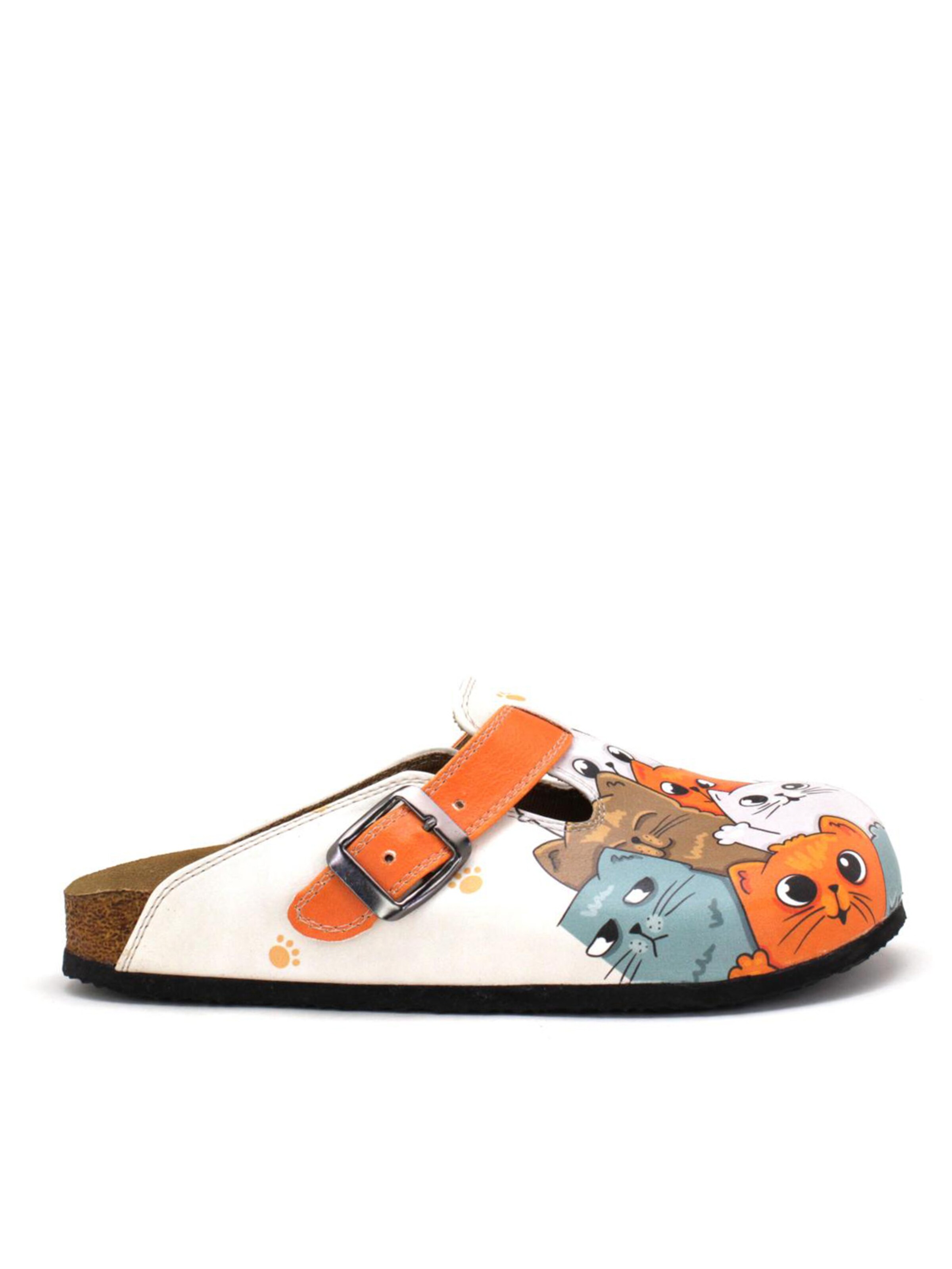 Goby Clogs 'Calceo' in Mixed colors: front
