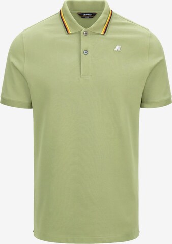 K-Way T-shirt 'JUD PIQUE SLIM' i grön: framsida