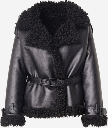 melns Hoermanseder Starpsezonu jaka: no priekšpuses