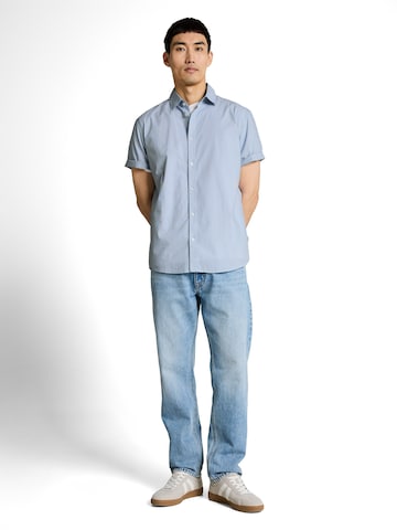 Regular fit Cămașă de la TOM TAILOR pe albastru