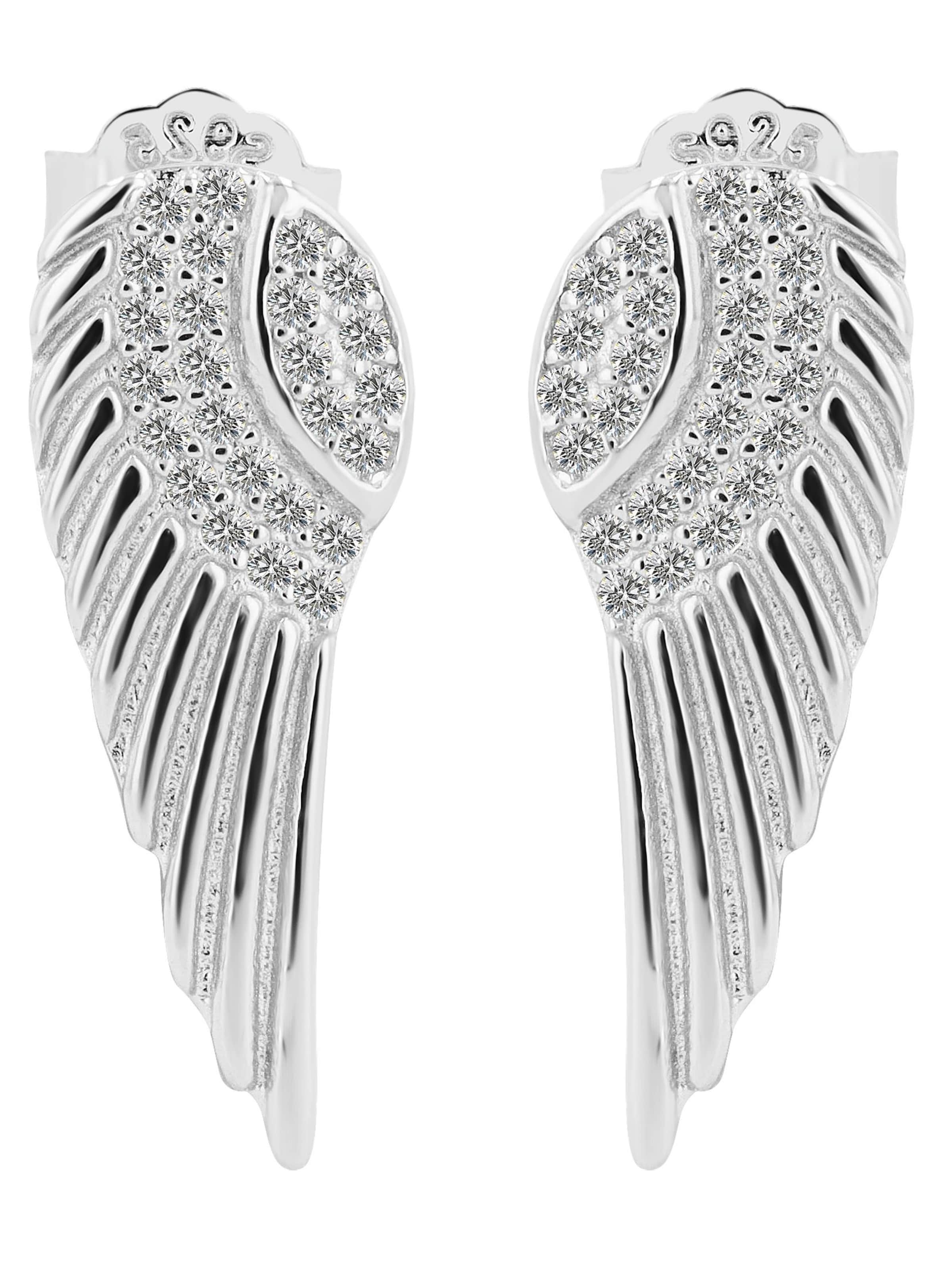Akzent Earrings 'Anien, 925 Sterlingsilber, langlebig' in Silver: front