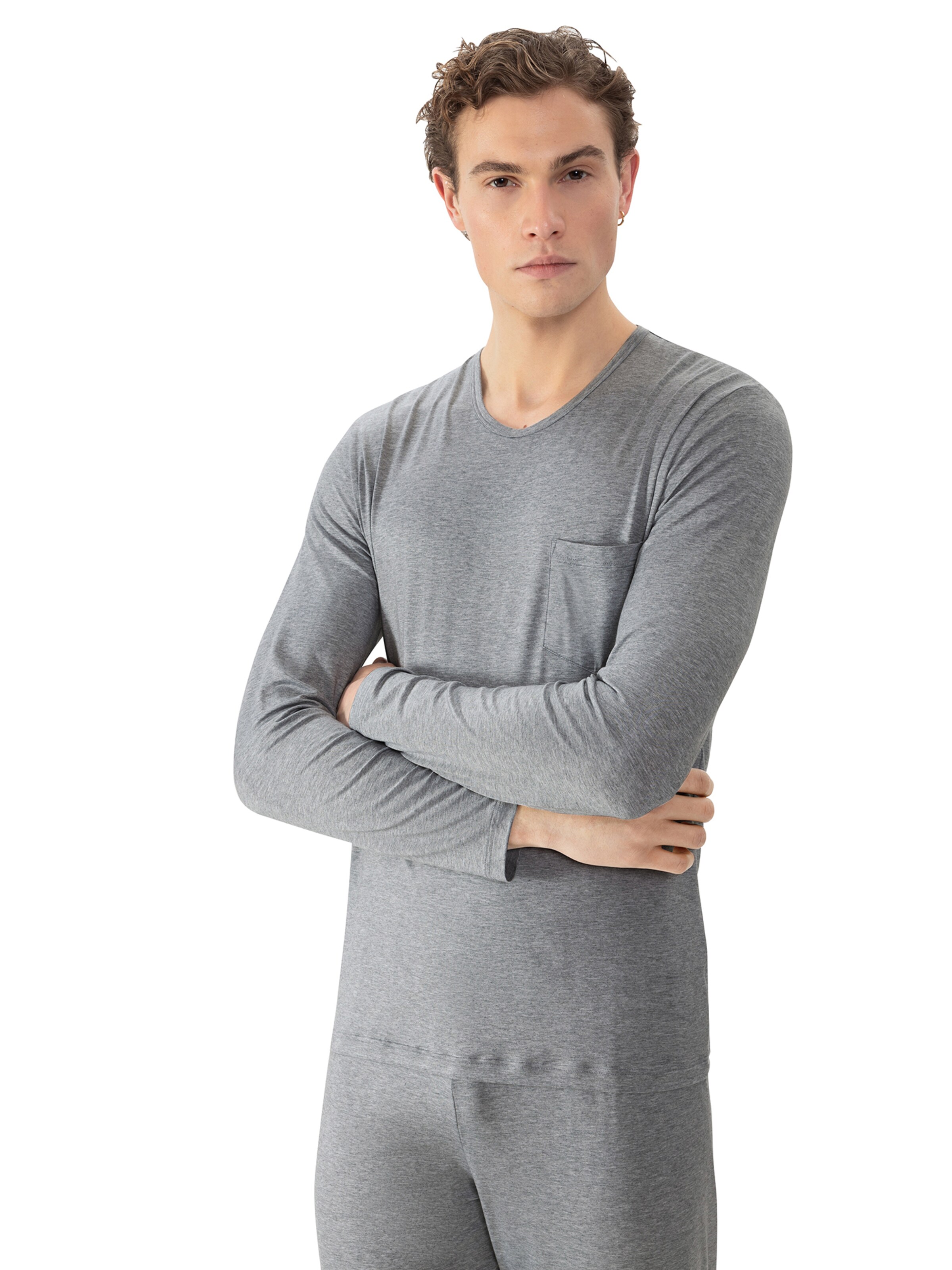 Pyjama long 'Easy Night' Mey en gris
