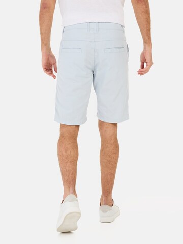 CAMEL ACTIVE Regular Chinoshorts aus Baumwolle mit Stretch in Blau