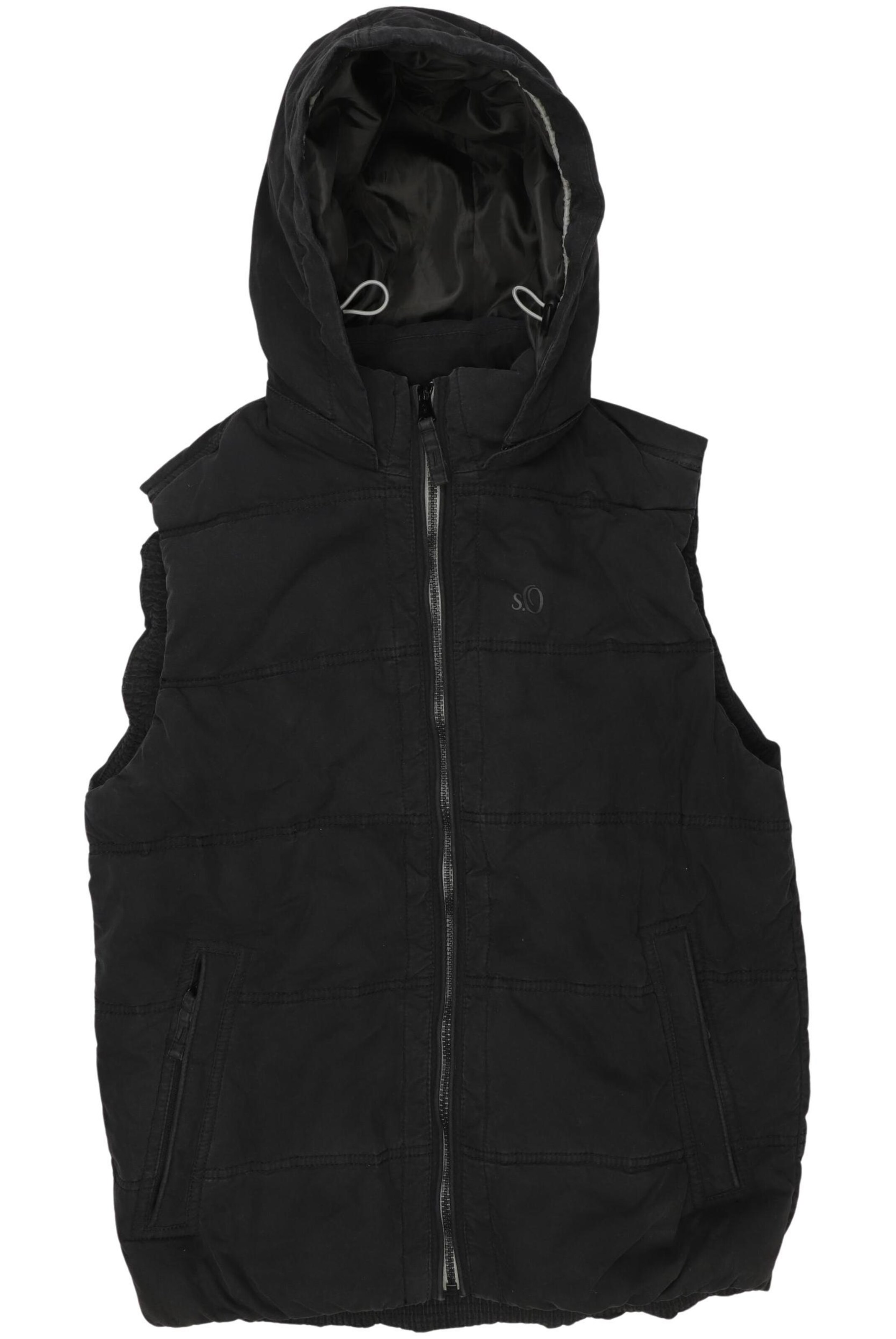 s.Oliver Vest in M in Black: front