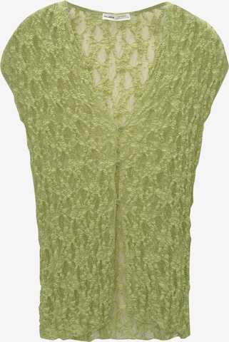 Chemisier Pull&Bear en vert : devant