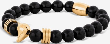 Akitsune Bracelet 'Obsidius' in Gold: front