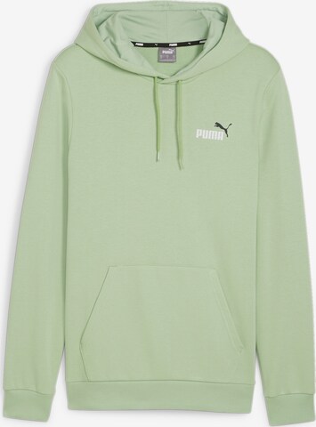 PUMA Athletic Sweatshirt 'ESS+' in Green: front