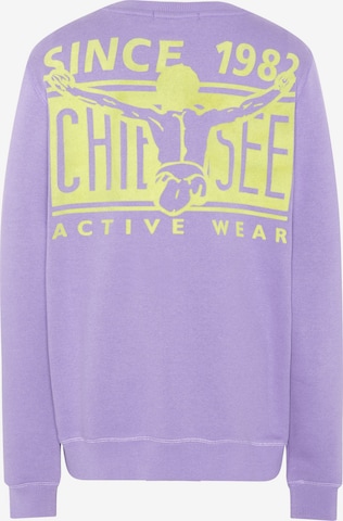 CHIEMSEE Sweatshirt in Purple