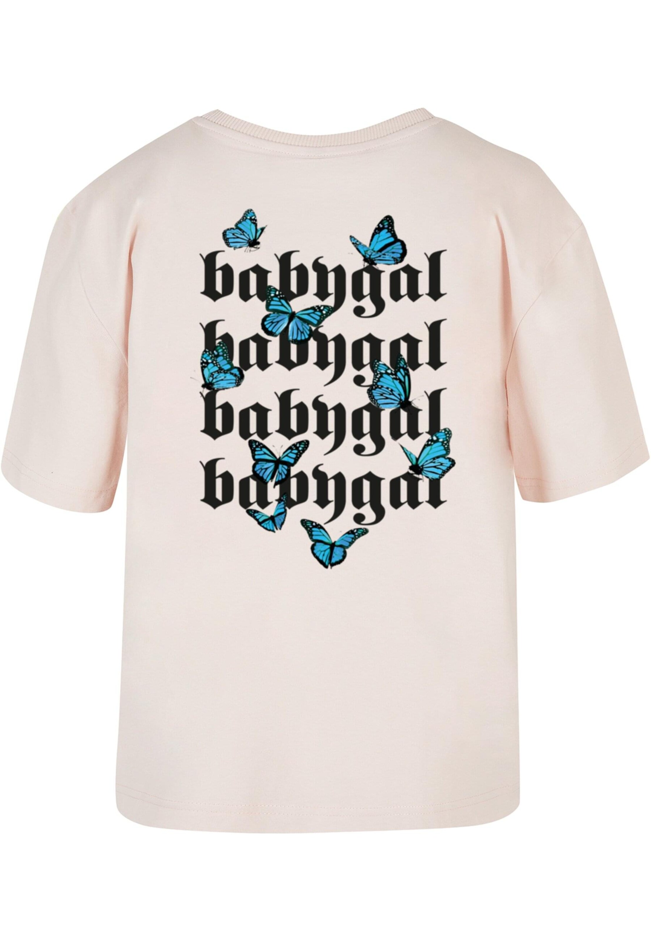 Mister Tee T-shirt 'Babygal' i rosa