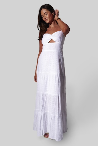 Robe South Beach en blanc : devant