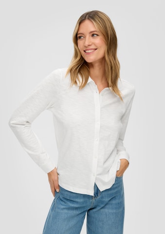 s.Oliver - Blusa em branco: frente