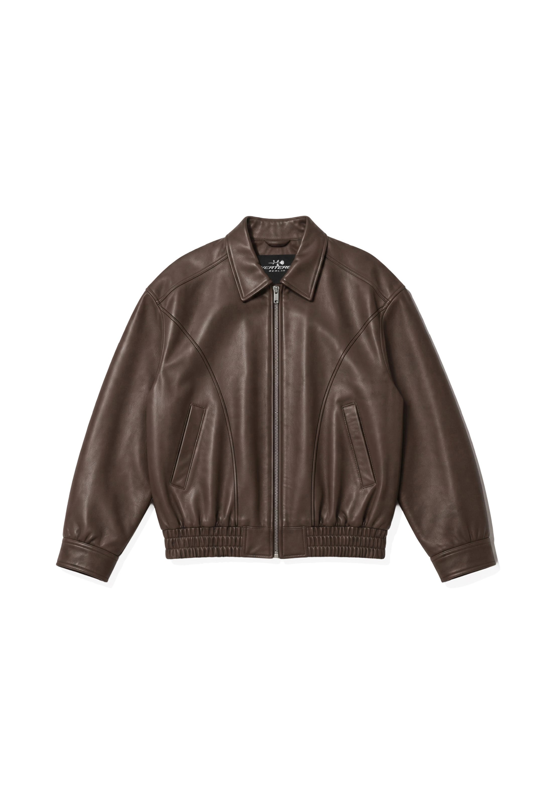 Veste mi-saison Vertere Berlin en marron : devant