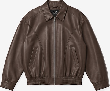 Veste mi-saison Vertere Berlin en marron : devant