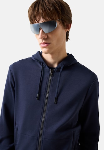 BOGNER - Sudadera con cremallera 'Forest' en azul